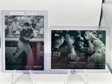 WANDER FRANCO 2022 TOPPS BLACK AND WHITE ROOKIE RESOLUTION & BASE #RR-5 #97 JT