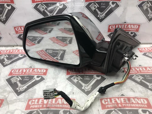2008-2014 Cadillac CTSV CTS OEM Left Drivers Door Mirror Black Chrome Memory A45