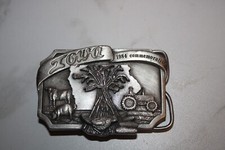 1984 IOWA COMMERATIVE BELT BUCKLE 697/1000 FREE SHIPPING