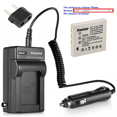 Kastar Battery Travel Charger for Sanyo NP-40 UF553436 Sanyo Xacti