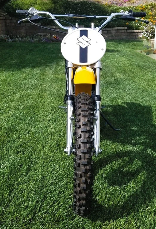 1973 - 1975 suzuki TM 125 250 400 decal Front Number Plate sticker graphic 74 75 - Image 3 of 4