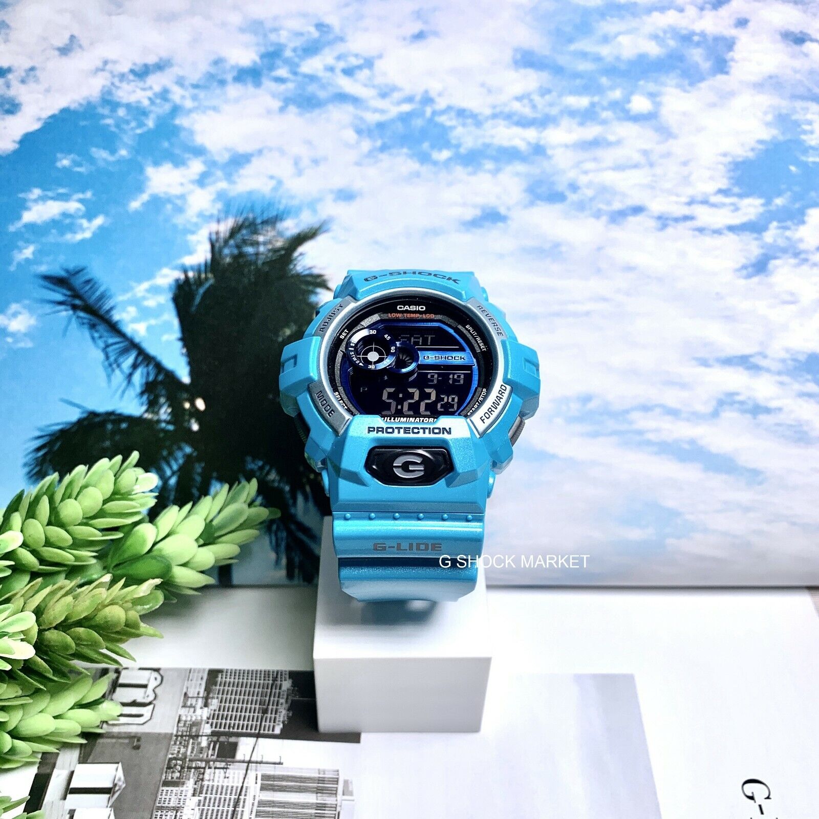 ⭐レア⭐G-SHOCK GLS-8900-2JF G-LIDE メタリックブルー