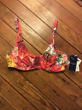 BNWT Fantasie Anguilla Gathered Cup Swim Top FS6580 Color Sunset Size 32DD