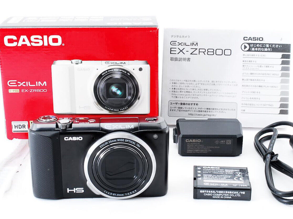 Casio EXILIM ZR800 digital camera W. 18X Zoom Lens | eBay Casio EXILIM ZR800 digital camera W. 18X Zoom Lens | eBay
