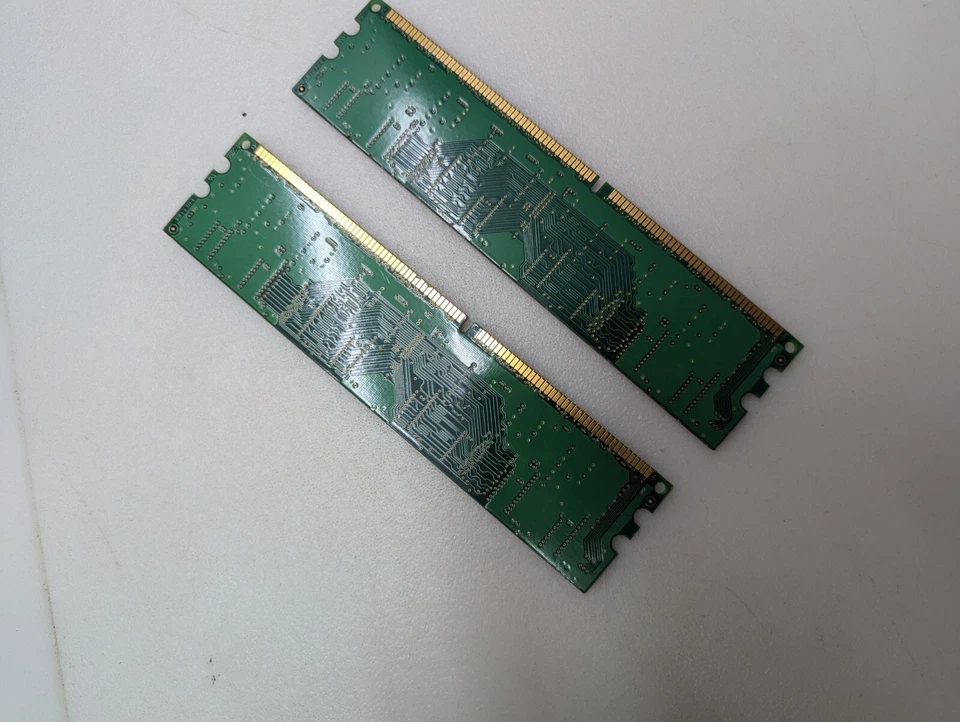 USED LOT 2 Samsung K4H560838F-TCCC KR PC3200U-30331-Z 512MB 2x256MB PC-3200 RAM - Image 4 of 4