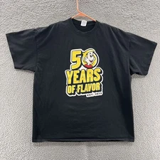 Hungry Howies T Shirt Men 2XL XXL Black Employee Uniform Graphic Pizza Logo Work