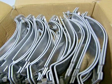 ✌️25 NEW 4" ALUMINUM CONDUIT UNISTRUT PIPE STRAPS CHANNEL HAYDON 72386 LOT OF 25