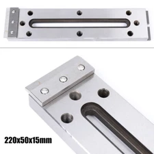 Silver CNC Wire EDM Fixture Board Stainless Steel Jig Tool for Leveling Clamping