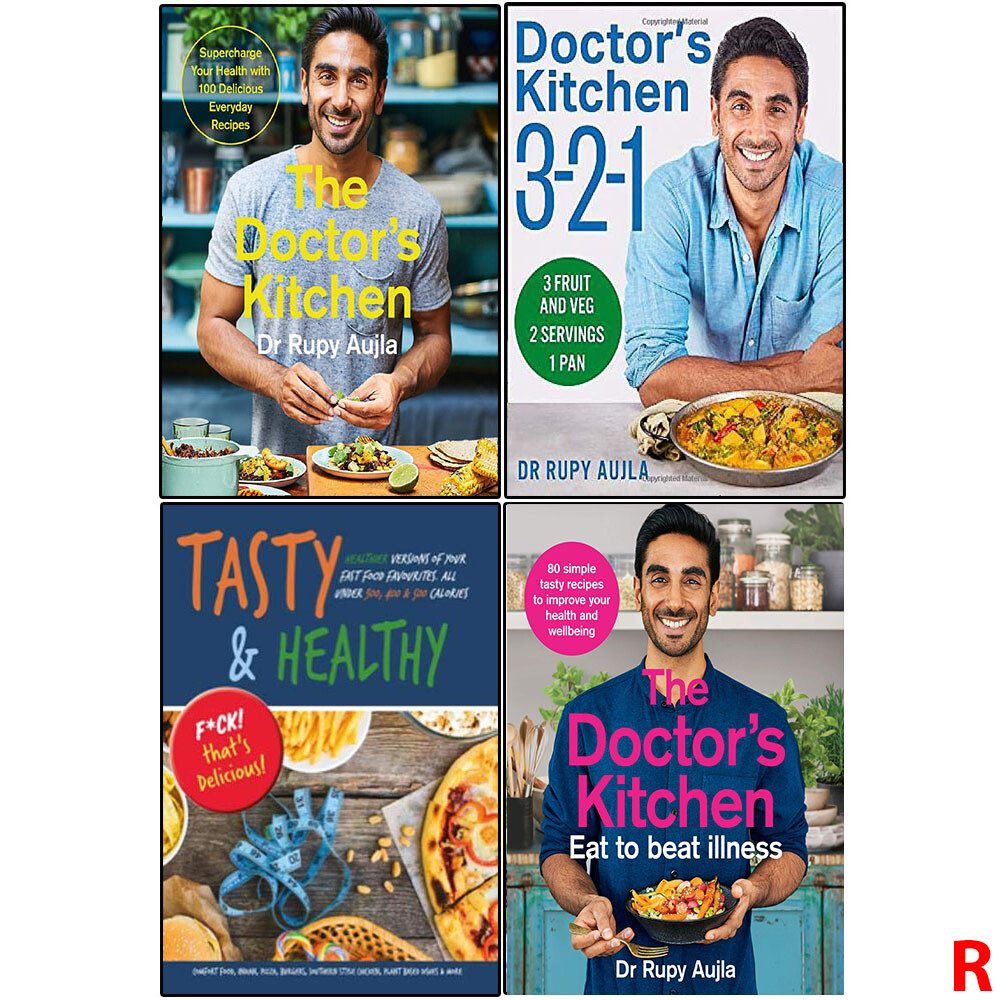 Doctor’s Kitchen 3-2-1,Tasty & Healthy & Healthy Medic Food for Life 4 Books Set