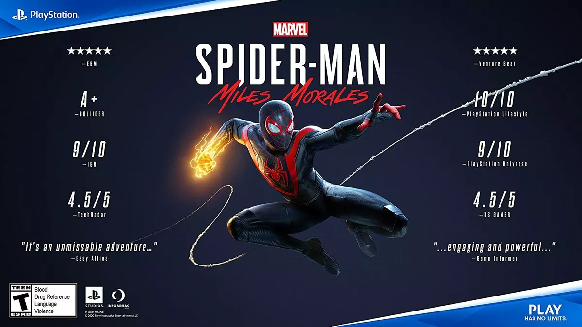 Marvel's Spider-Man: Miles Morales - PS4 and PS5 Games