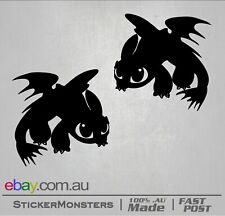 How to Train Your Dragon 2 Toothless Sticker Decal 160mmw Car Wall 