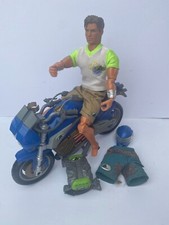 Action Man Max steel MX9 N-Tek Cycle Motorbike 2nd Ed. 2000 & figures+ GWO* FC+