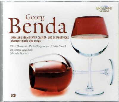 Georg Benda: Sammlung Vermischter Clavier- und Gesangstucke 6 CDs 2013 Excellent