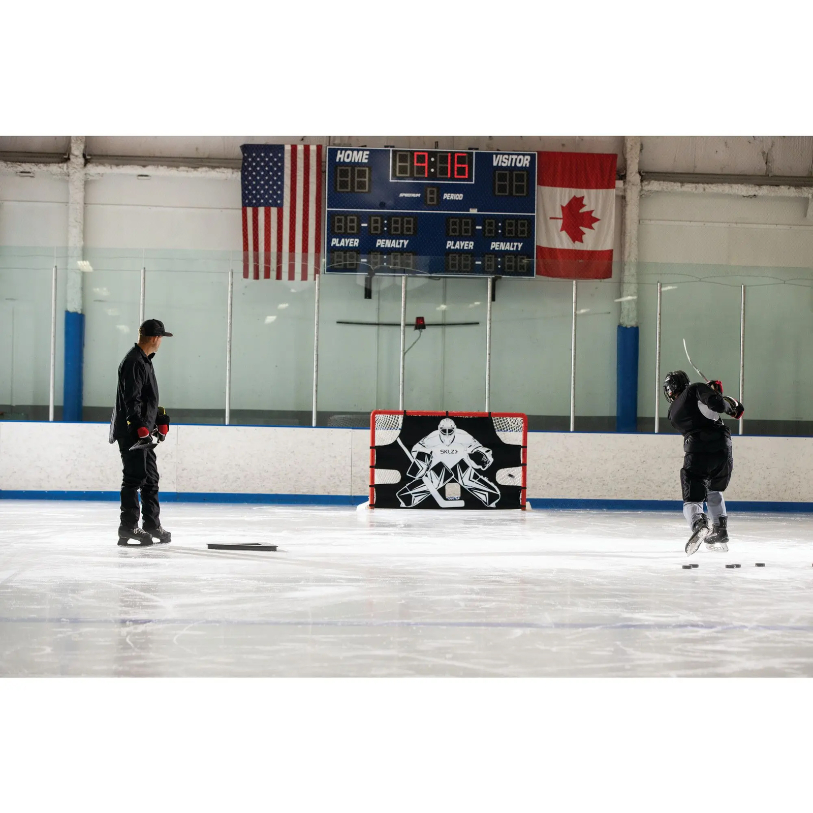SKLZ Passing Triangle Ice Hockey Training Aid Black eBay