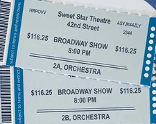 American Girl Doll Travel BROADWAY SHOW TICKETS lot of 2 Replacement Item NEW