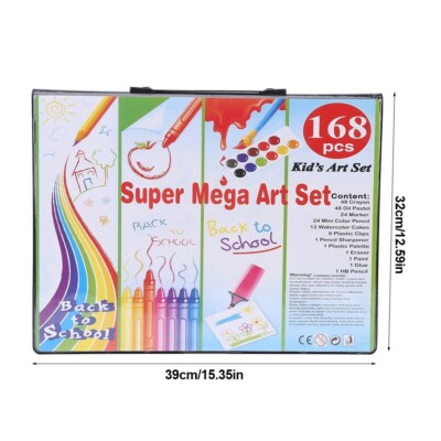 #Back to School#  168 Pcs Super Mega Art Set