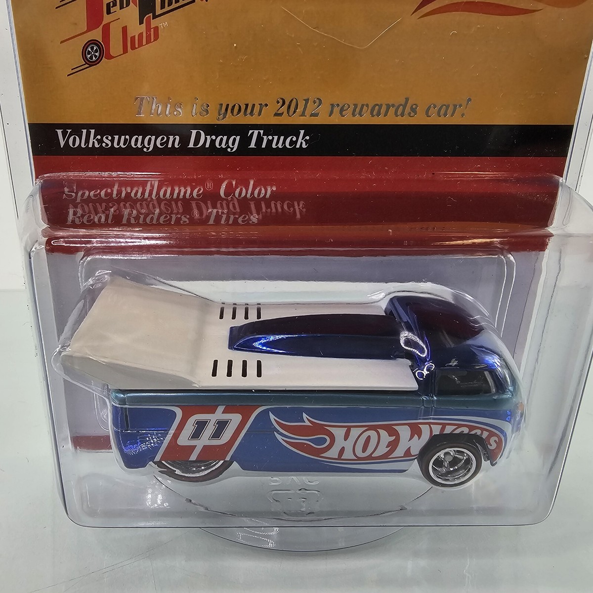 Hot Wheels Red Line Club Volkswagen Drag Truck Spectraflame Blue