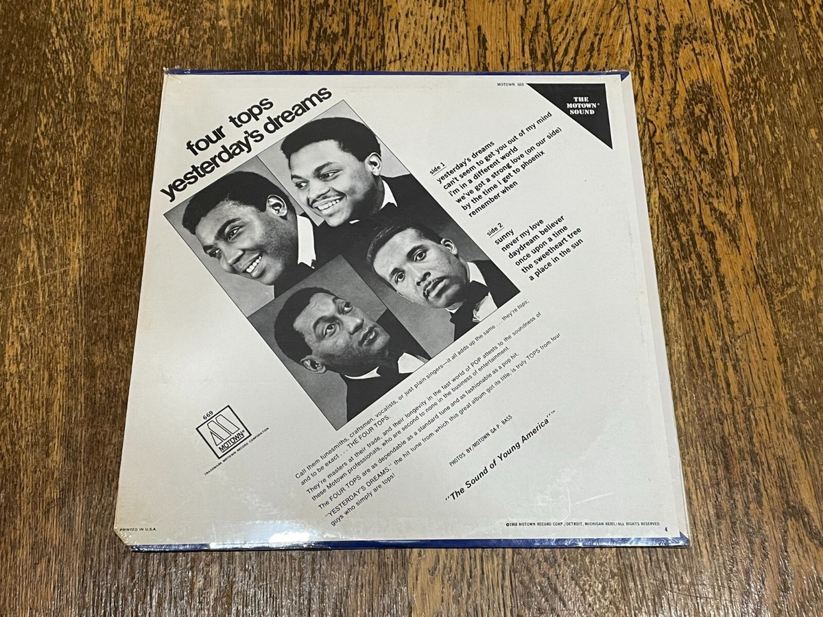 Four Tops Yesterday's Dreams LPレコード Four Tops - Yesterday's Dreams (LP, Album, Ind) | eBay