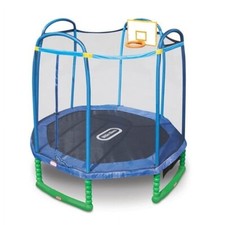 10' Little Tikes Sports Trampoline- Basketball hoop-New-Ours 200 Walmart 349