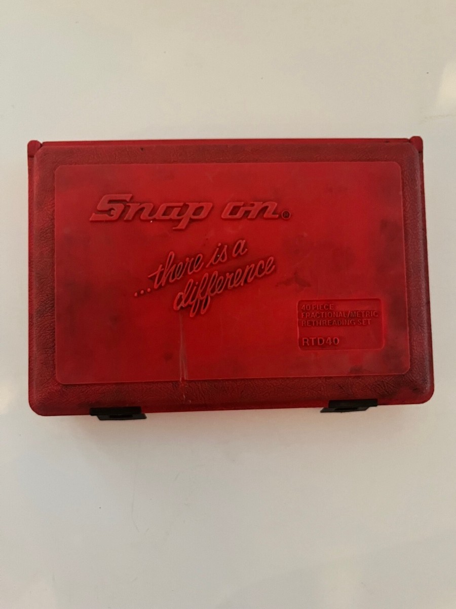 Snap-on RTD40 Rethreading Set SAE and Metric Plus 3 Thread Files