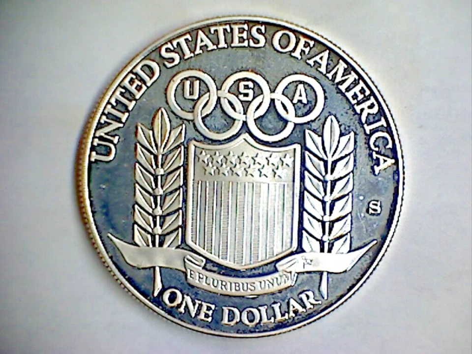 1992 S Proof XXV Olympiad Baseball Silver Dollar - Image 2 of 2