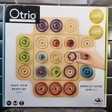 Otrio Deluxe Game Wood Board 6044801 Marbles Brain Workshop Complete 