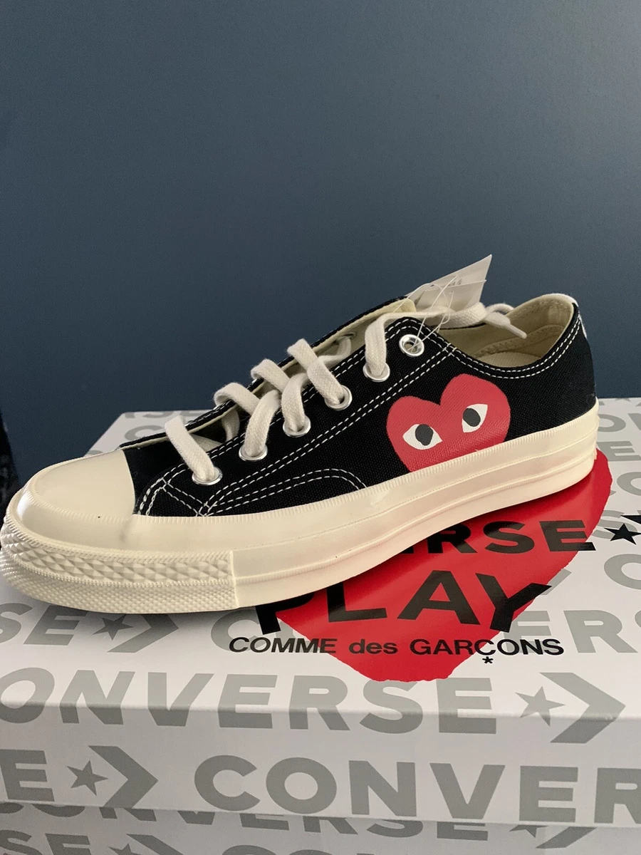 Converse x CDG Comme Garcons 70 Black White Red 7. 150206C Play Low eBay