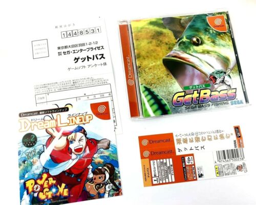 Get Bass Sega  Bass Fishing Dreamcast System Japan  - Photo 1/3