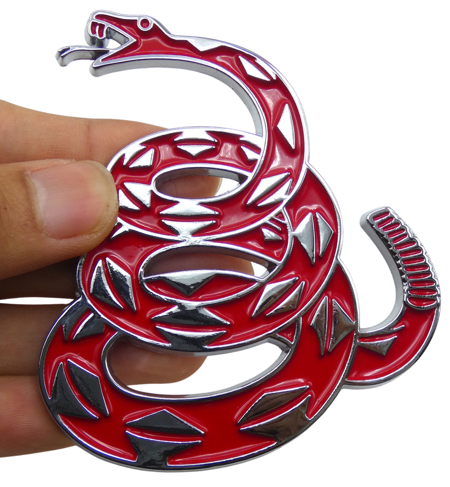 Aazon.co: Pair (2) Of Dont Tread On E Flag Eble - 3D Gadsden Flag - Foto 3