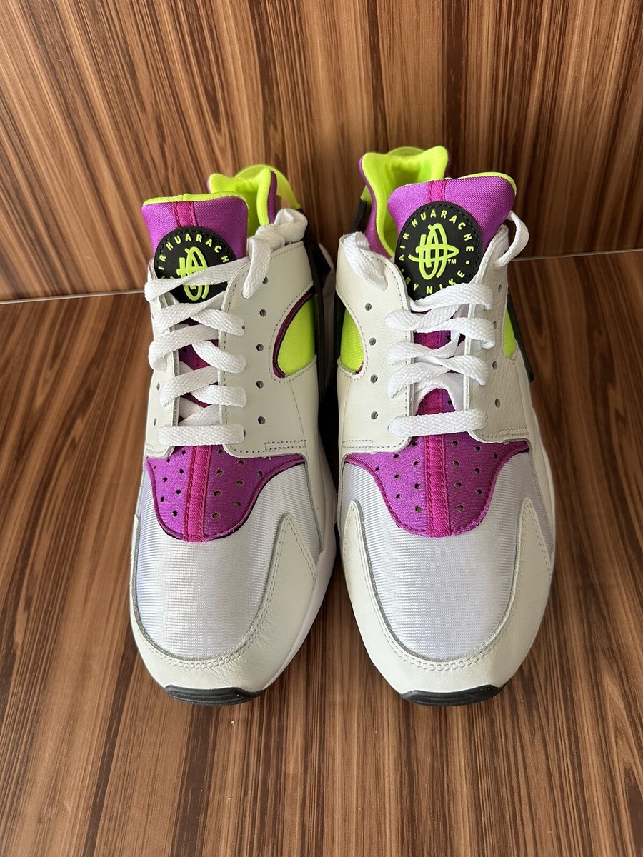 Nike Air Huarache OG Neon Yellow Magenta DD1068 104 - SIZE  display picture 3