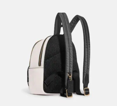 NWT COACH x DISNEY Cruella Motif Mini Pebbled Leather Court Backpack Bag Coach X Disney (CC158) Cruella Motif Mini Pebbled Leather  main image 2