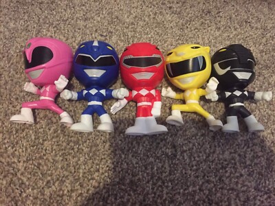 Mighty Morphin Power Rangers Burger King Set Of Rangers Toys UK