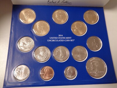 USA 2014 Philadelphia - KMS uncirculated Set mit allen 18 Münzen in stgl. kplt.