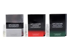 V&R VIKTOR & ROLF SPICEBOMB INFRARED NIGHT VISION 1.2ml .04oz SAMPLES TRY ALL 3