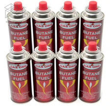 8 oz. Butane Fuel Canister Cartridge for Outdoor Cooking and Camping 8-Pack     