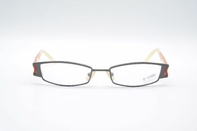 No Limits By AMA 8472-002 51[]17 140 Orange Oval Glasses Frame New