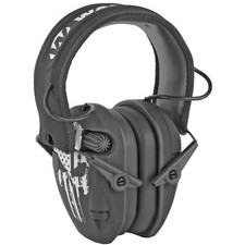 Walker's Razor Freedom Slim Electronic Hearing Protection With Punisher Flag Log
