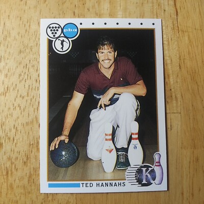 Ted Hannahs | 1990 Collect-A-Card Kingpins PBA #60 Bowler