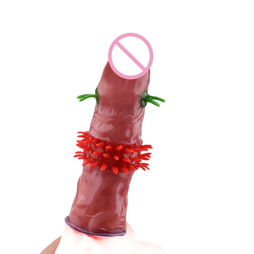 6PCS/SET Colorful Condoms Men's Sensitive Orgasm Latex Dotted Massage Ribbed Toy - Picture 7 of 10