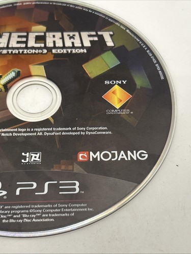 2014 Minecraft PS3 Edition (PlayStation 3) DISC ONLY TESTED WORKS OPEN WORLD - Picture 4 of 6