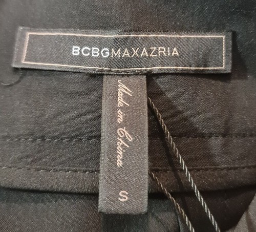 NWT BCBG Max Azria Black Faux Wrap Detail High-Waist Skinny Pants $178 Women S - Picture 4 of 7