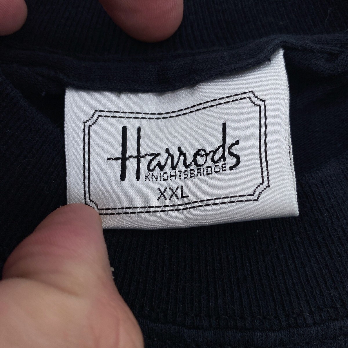 vintage 90s HARRODS KNIGHTSBRIDGE DEPARTMENT STORE T-Shirt XL 