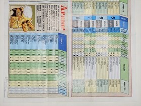 Final Fantasy 1990 Nintendo NES Dungeon Maps / Item Chart NES-FF-USA(A)