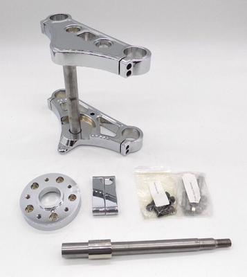 Kit Triple Arbre Chromé Mid-Glide 39 Mm Pour Harley 88-99 – Fabriqué Aux États-Unis, Neuf