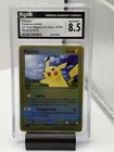 2004 Pokemon Pikachu Common Reverse EX Team Magma VS Team Aqua 43/95 CGC 8.5