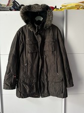 Wellensteyn Schneezauber Winterjacke Damen XL Braun Defekt Reißverschluss Parka