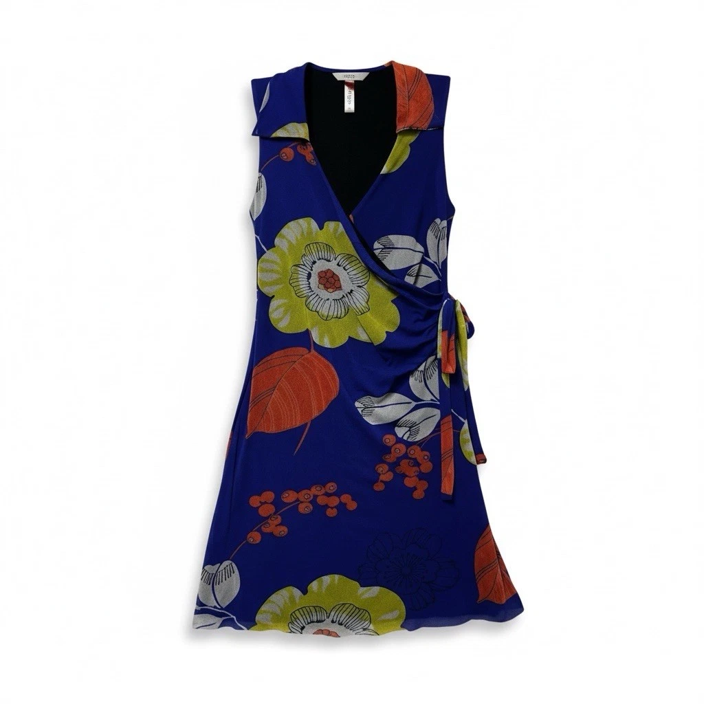 sweet pea dress brown and blue Sweetpea Mini Dress