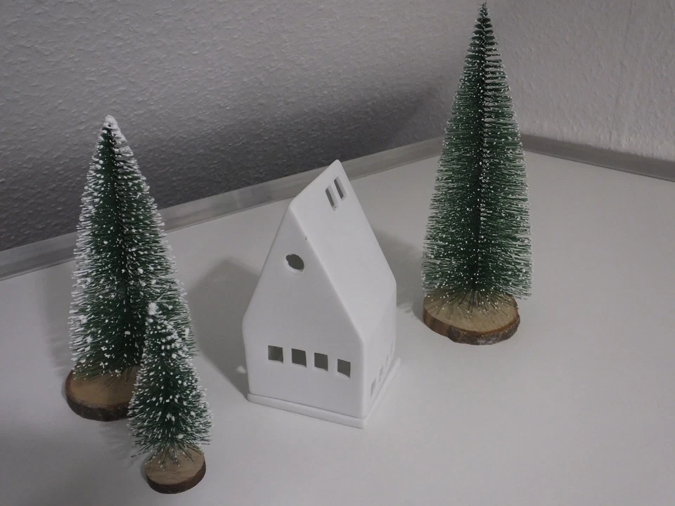 Räder Design Teelichthalter Windlicht ZUHAUSE Lichthaus Klein, 13 cm Porzellan  - Bild 2 von 2