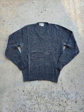 Vintage Barclay Lambswool Knit Sweater Pullover Adult S/M Wool Long Sleeve