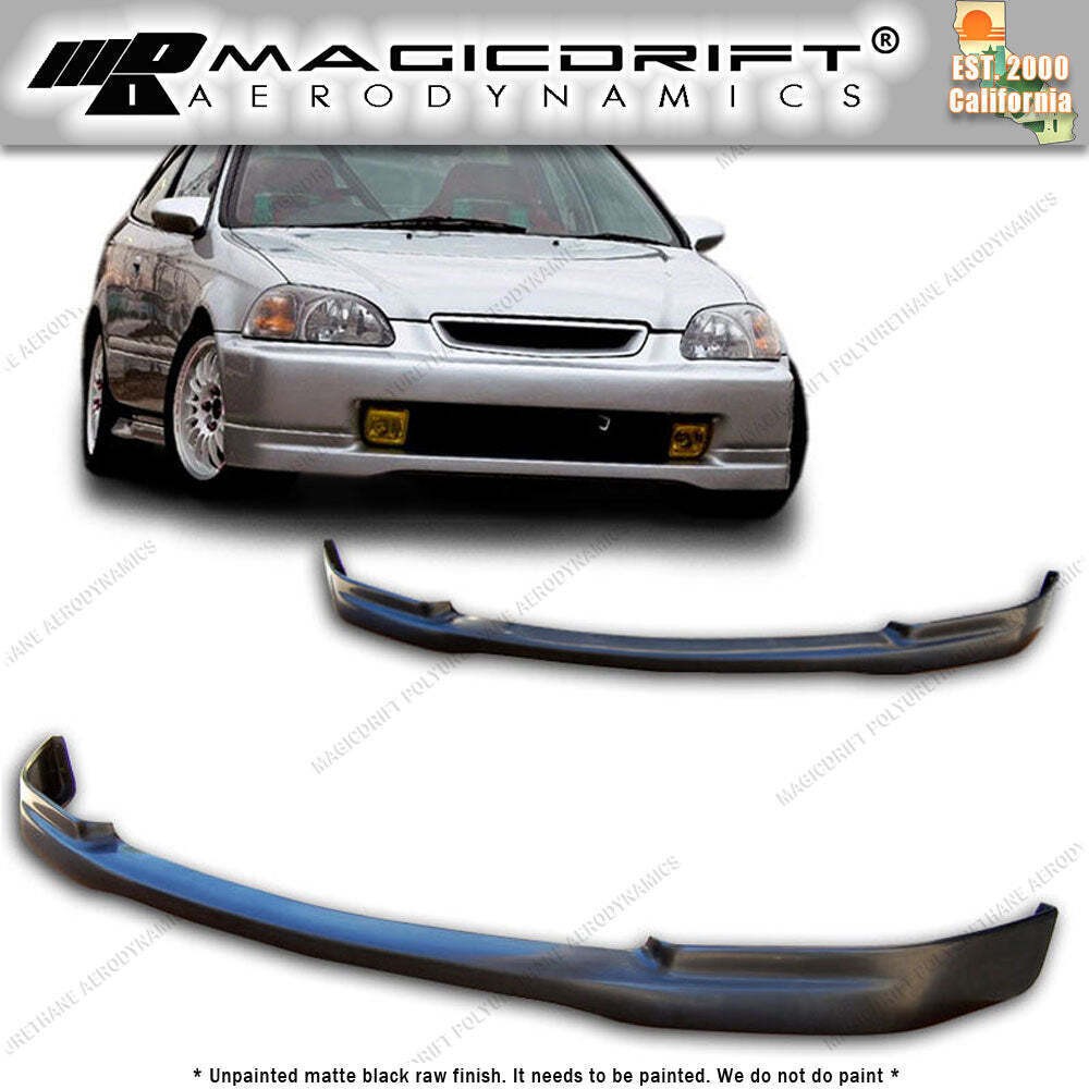 For 96-98 Honda Civic EK9 CTR Japan Type R Style Front Bumper Chin